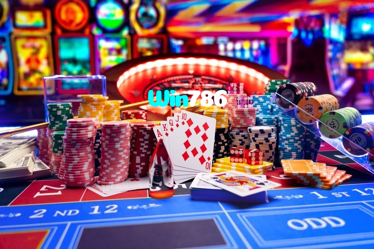 Win786 casino presented on mobile device in Pakistan with slots and live games